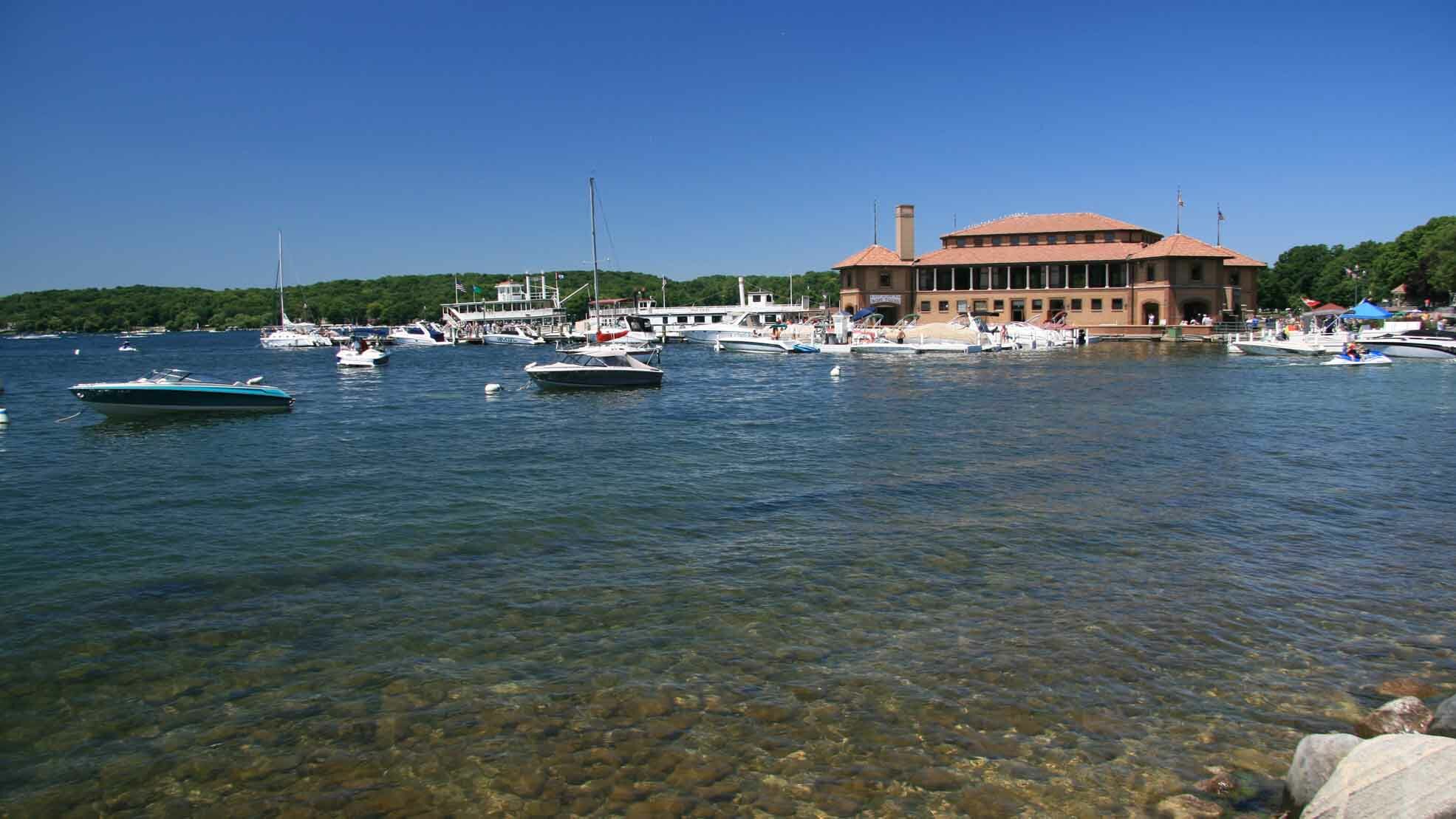 The Geneva Inn Lake Geneva Bagian luar foto